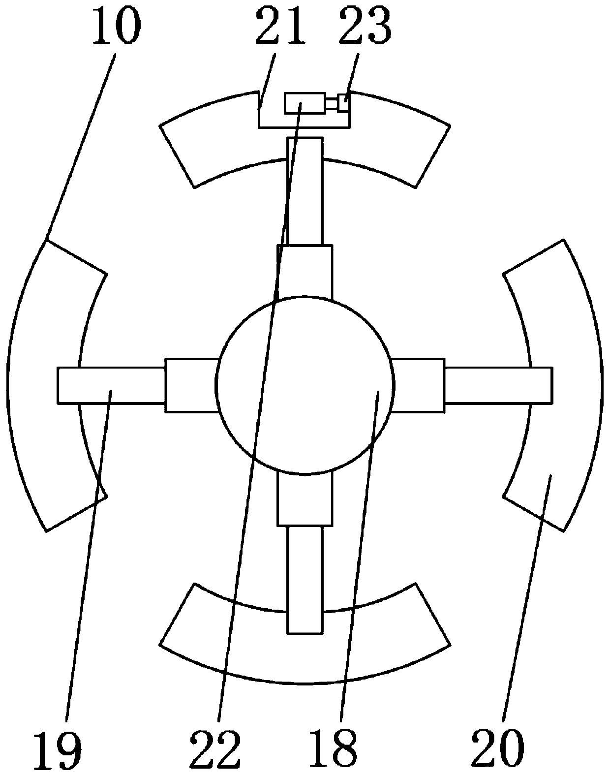 Automatic wire harness winding device