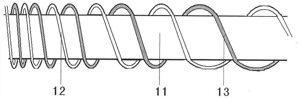 Method for preparing high-brightness flowing luminescence electric wire