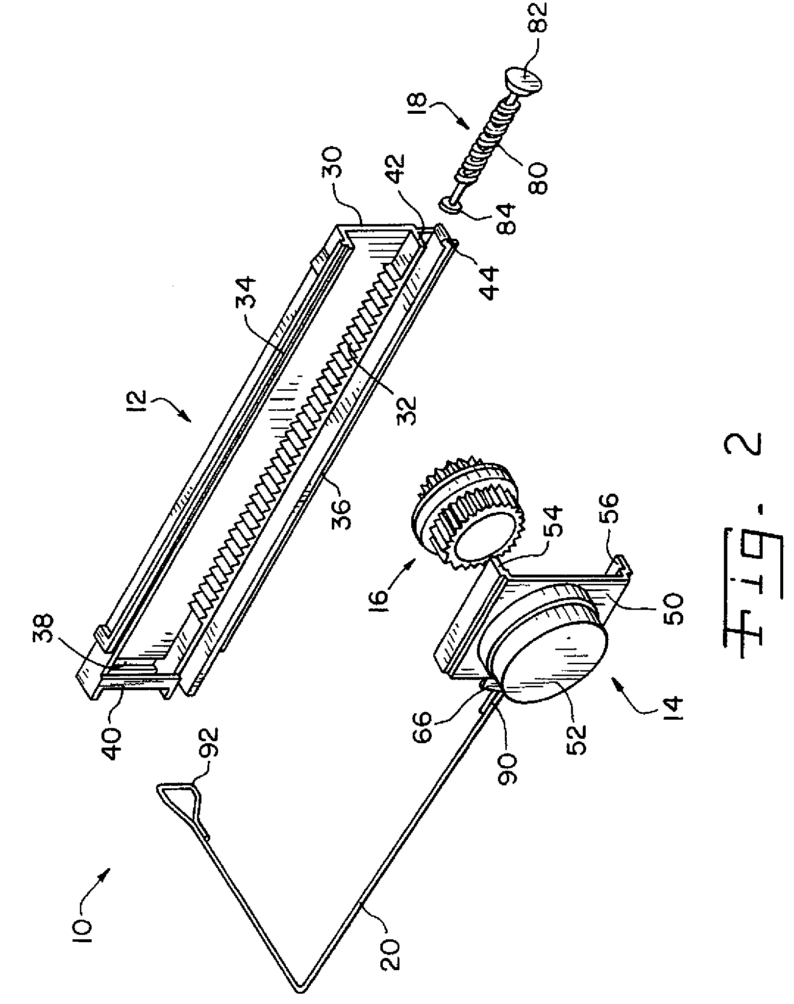 Viscous strand damper assembly