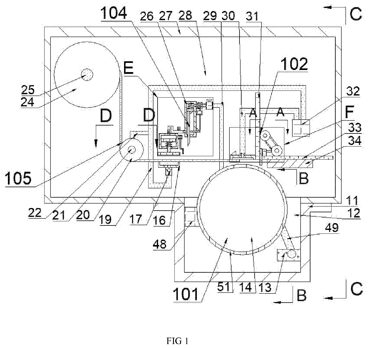 Equipment for sticking plastic parts of long rods