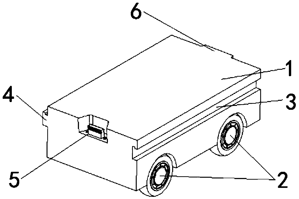 Unmanned splicing type carrying platform based on group control