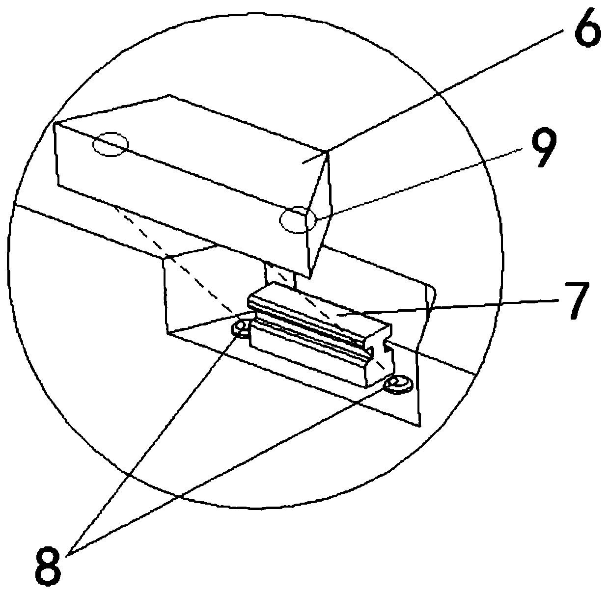 Unmanned splicing type carrying platform based on group control