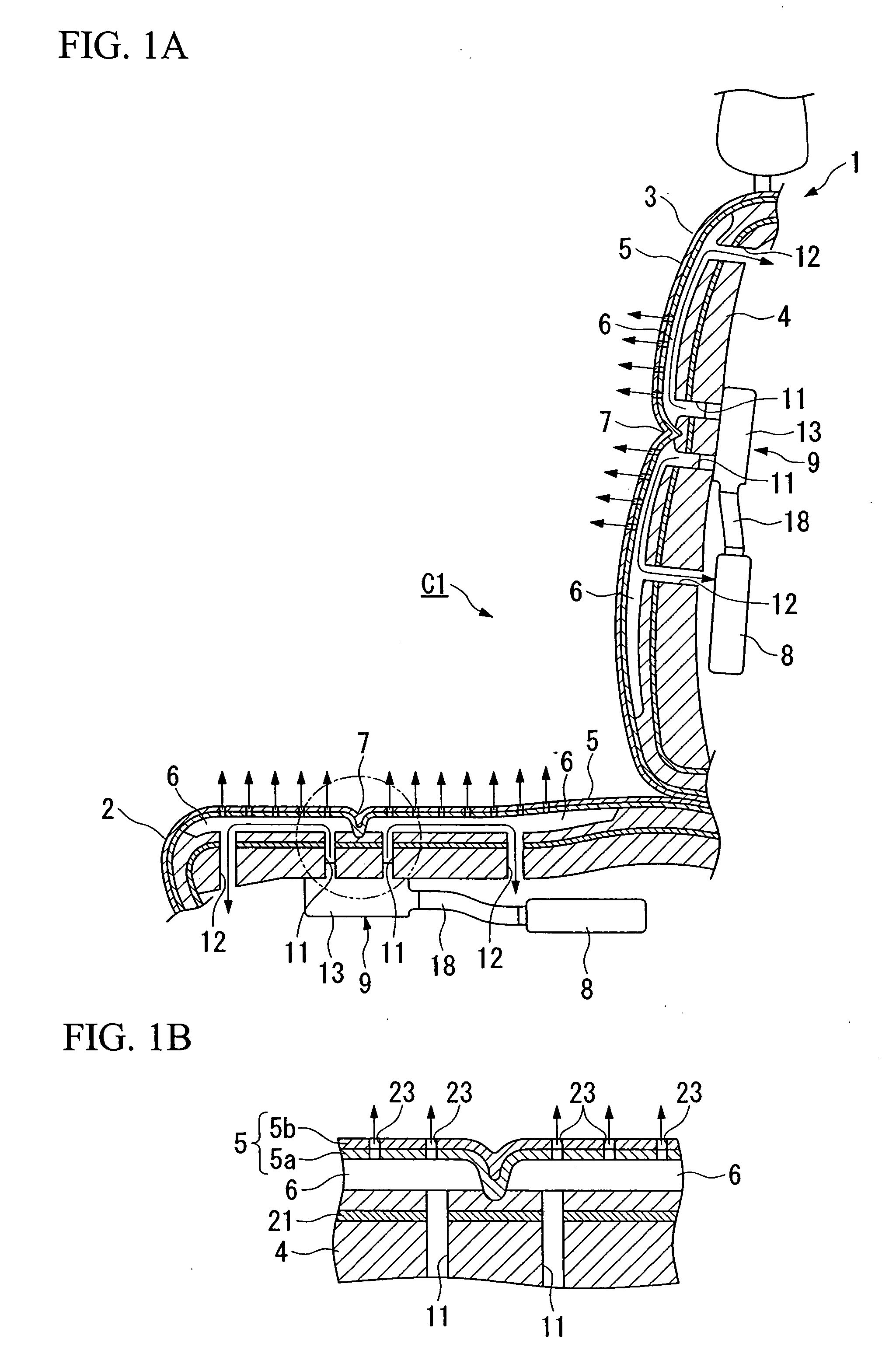 Vehicle seat air-conditioner and vehicle temperature controller