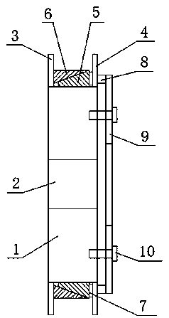 High-stability transmission belt wheel used for conveyor