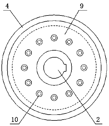 High-stability transmission belt wheel used for conveyor