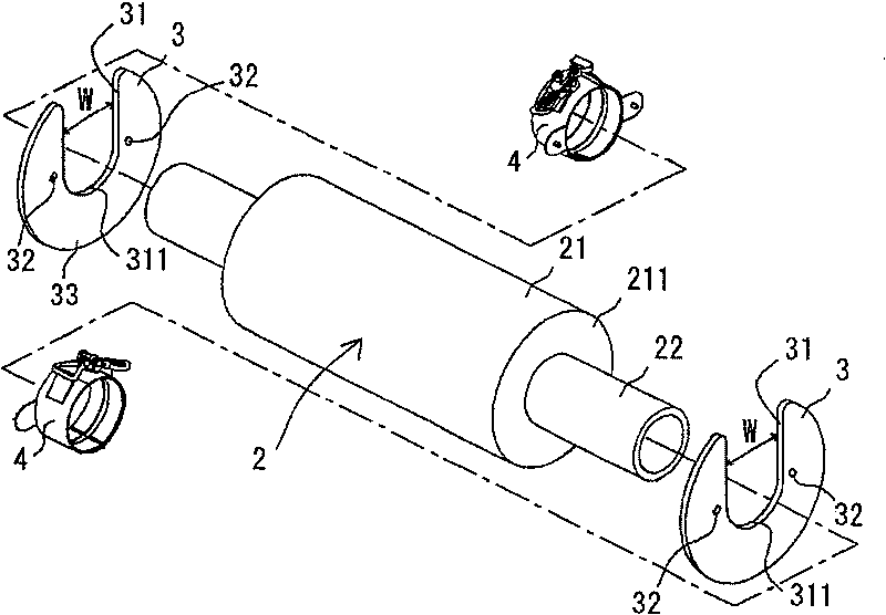 Contact plate, fixing belt thereof, package equipment and package conformation articles thereof