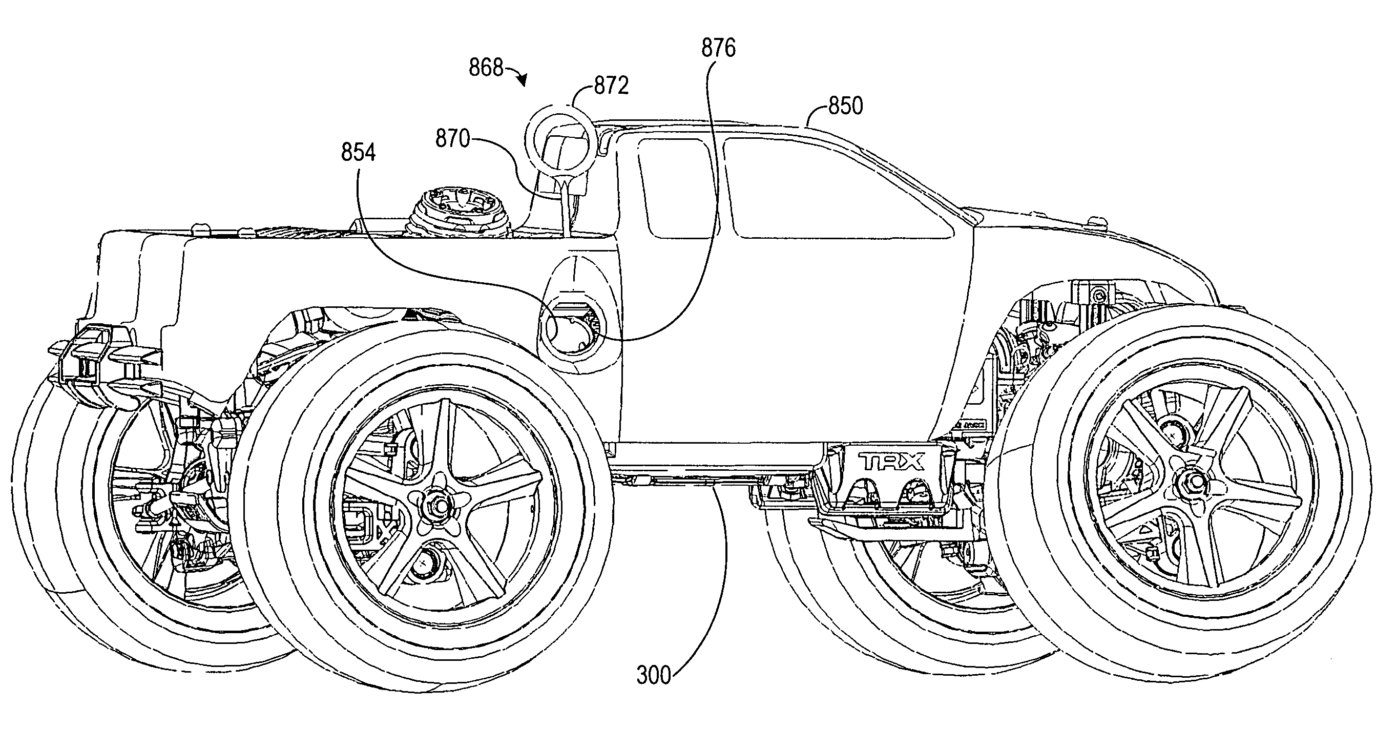 Fuel filler cap for a model vehicle