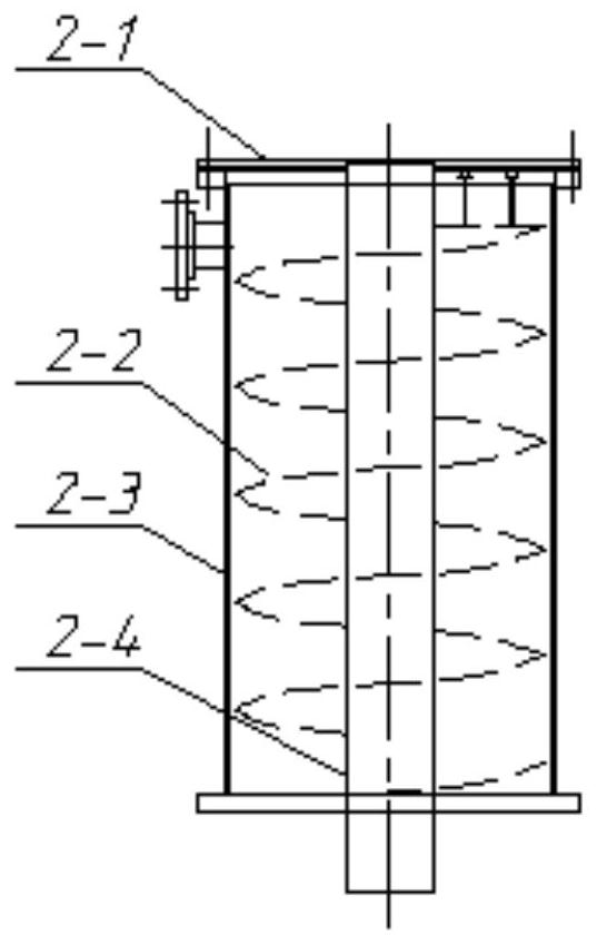 A multi-phase flow separation device for semi-coke wastewater