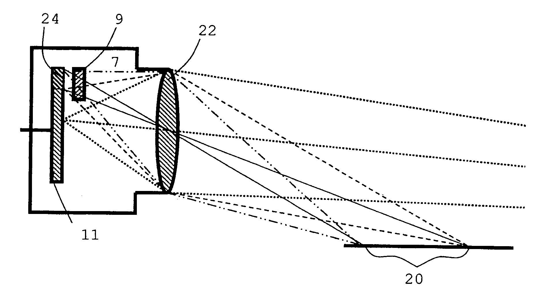 Night-Vision System For Motor Vehicles Having A Partial Optical Filter