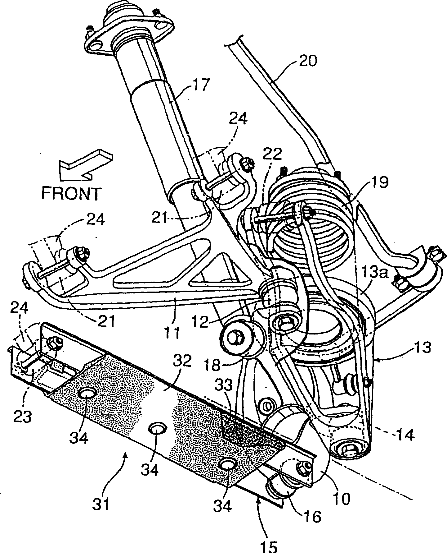 Suspension device for vehicle