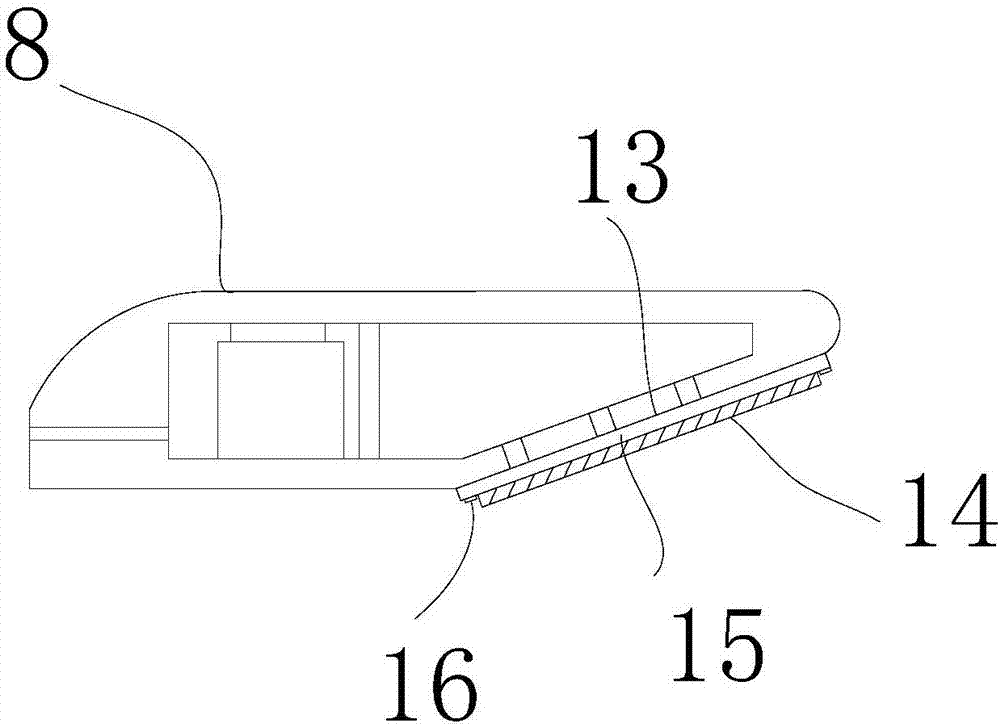 City road surface cleaning device