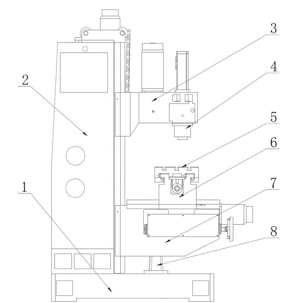 Compound vertical-type milling machine