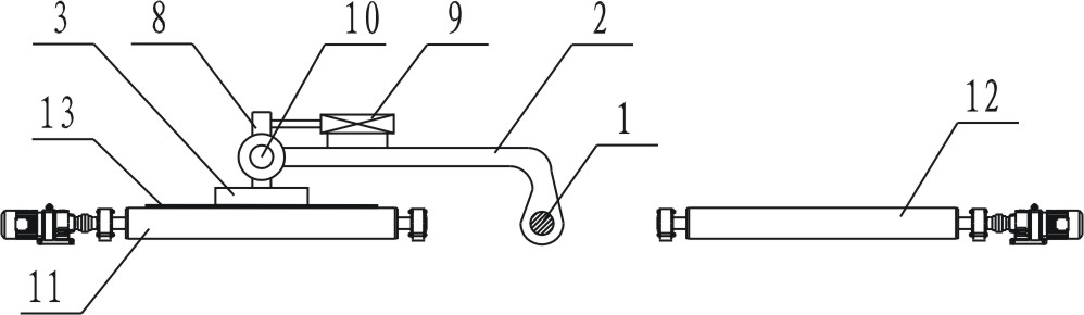 Magnetic steel plate turnover machine