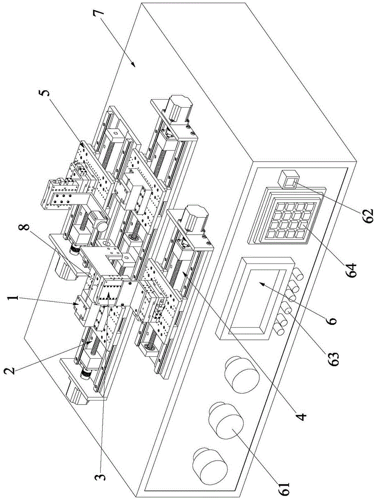 Double-side driven glass micro-nozzle processing device and processing method