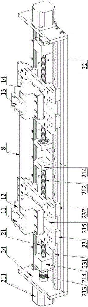 Double-side driven glass micro-nozzle processing device and processing method