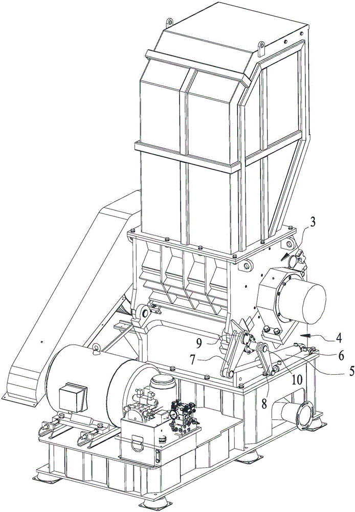 Large-size crusher easy to maintain