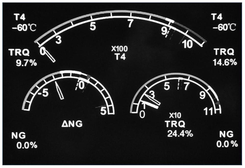 Helicopter dual-channel engine parameter acquisition and display system