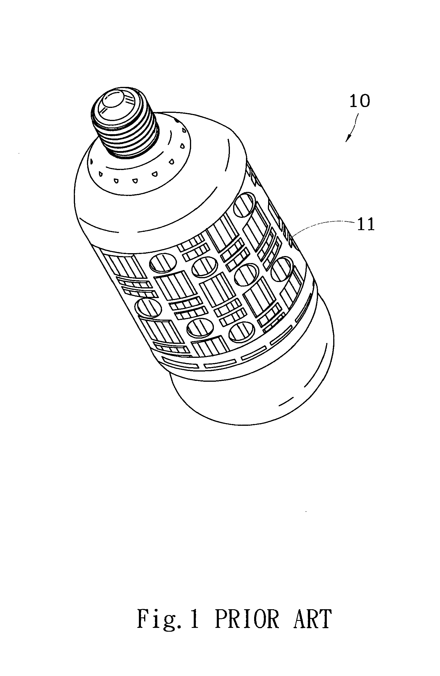 LED lamp bulb structure