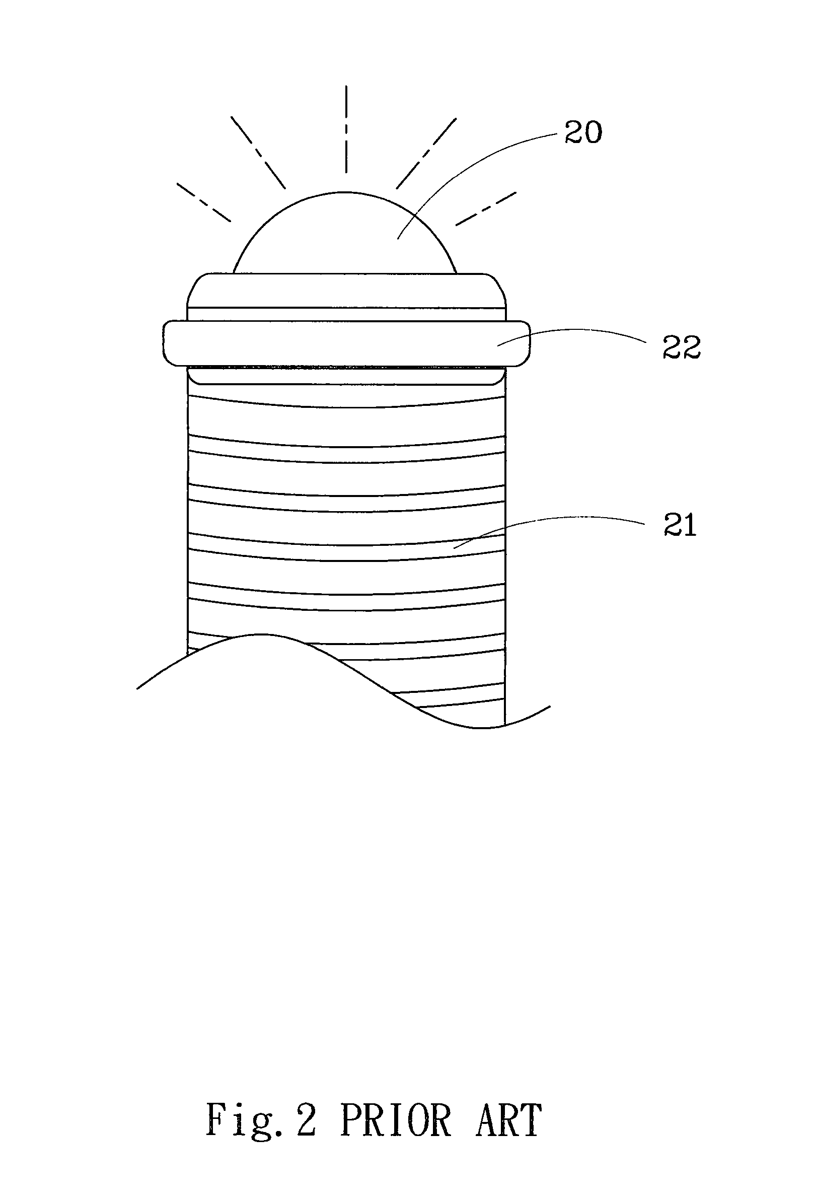 LED lamp bulb structure