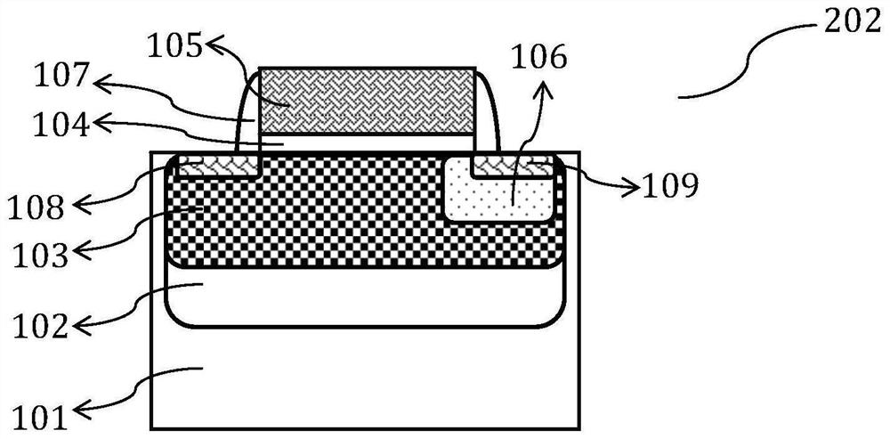 CMOS device in BCD process and manufacturing method thereof