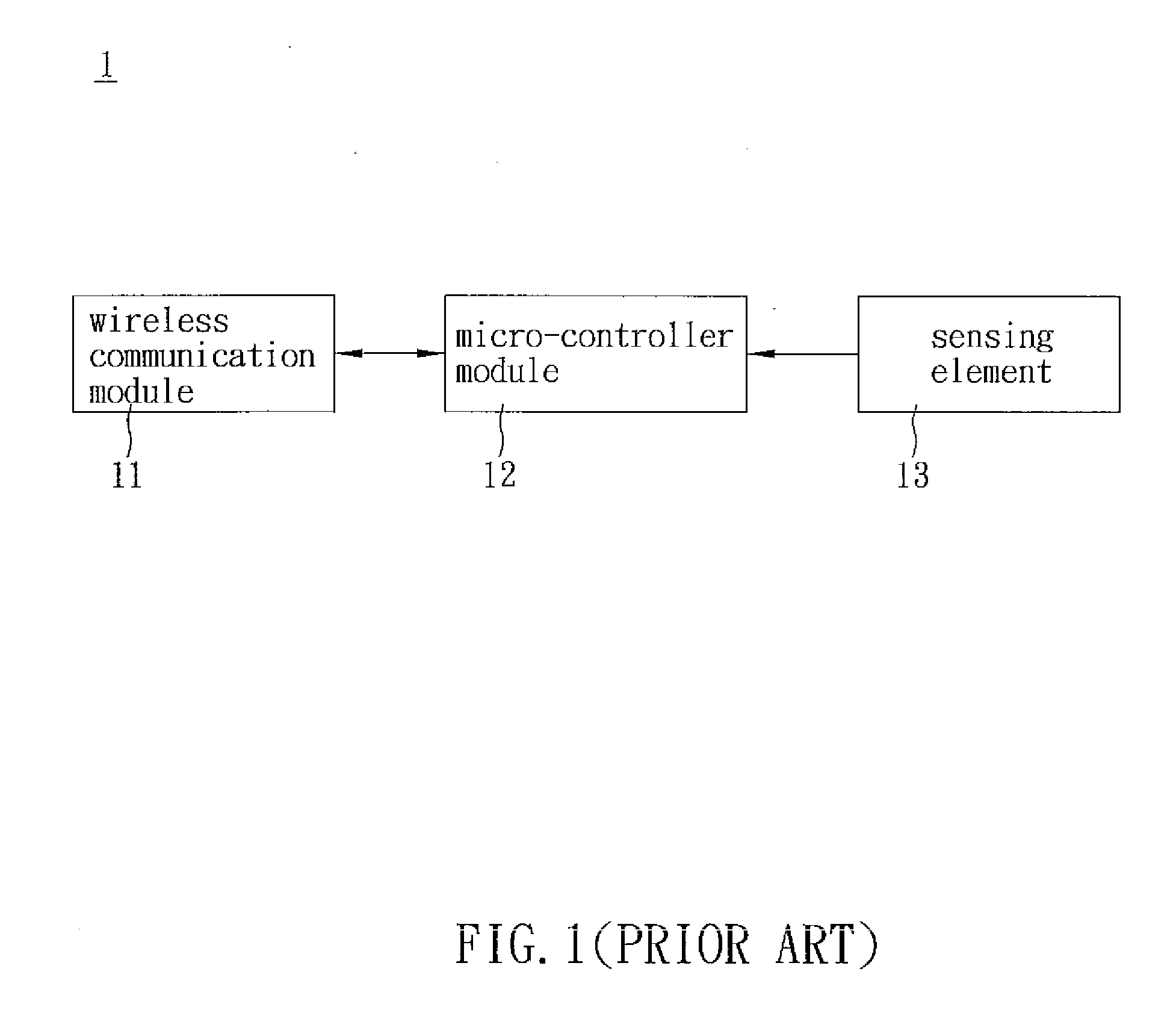 Wireless sensing device and wireless network sensing system