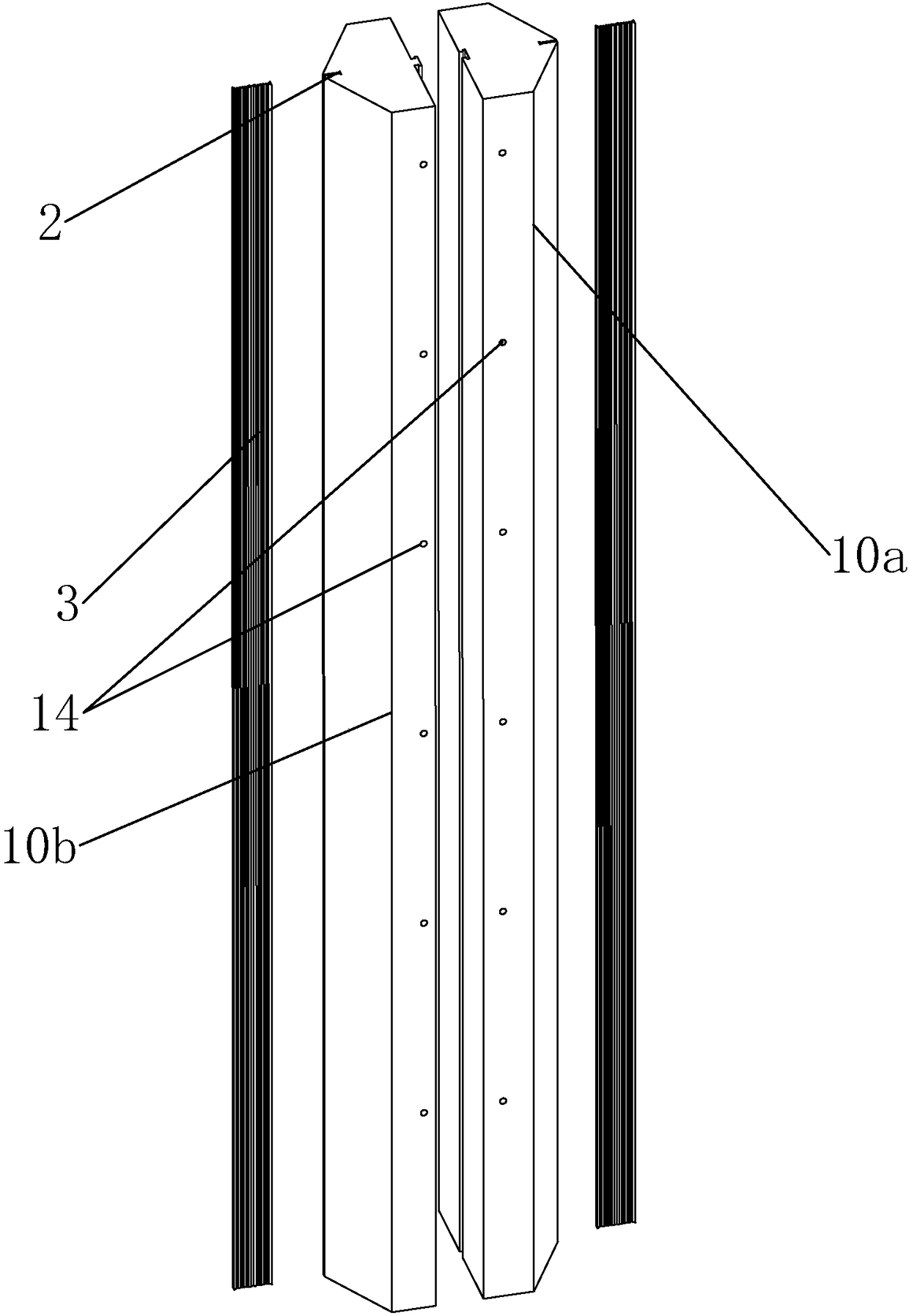 Construction method of underground diaphragm wall comprising fore shaft pipe water stop structure