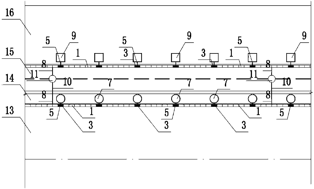 Construction method of sponge engineering system based on existing urban roads and drainage conditions