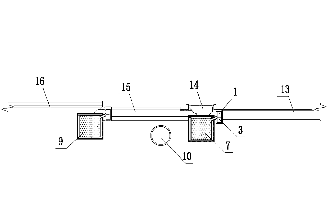 Construction method of sponge engineering system based on existing urban roads and drainage conditions