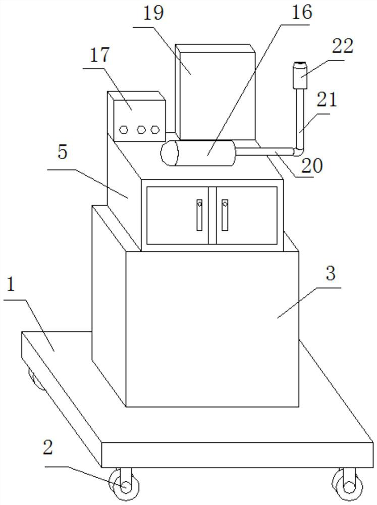 Washing drug-feeding device for anorectal care