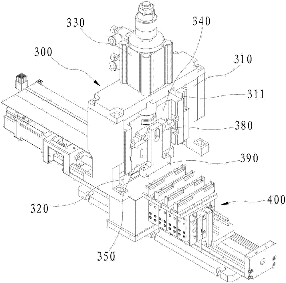 Reagent strip cutting device