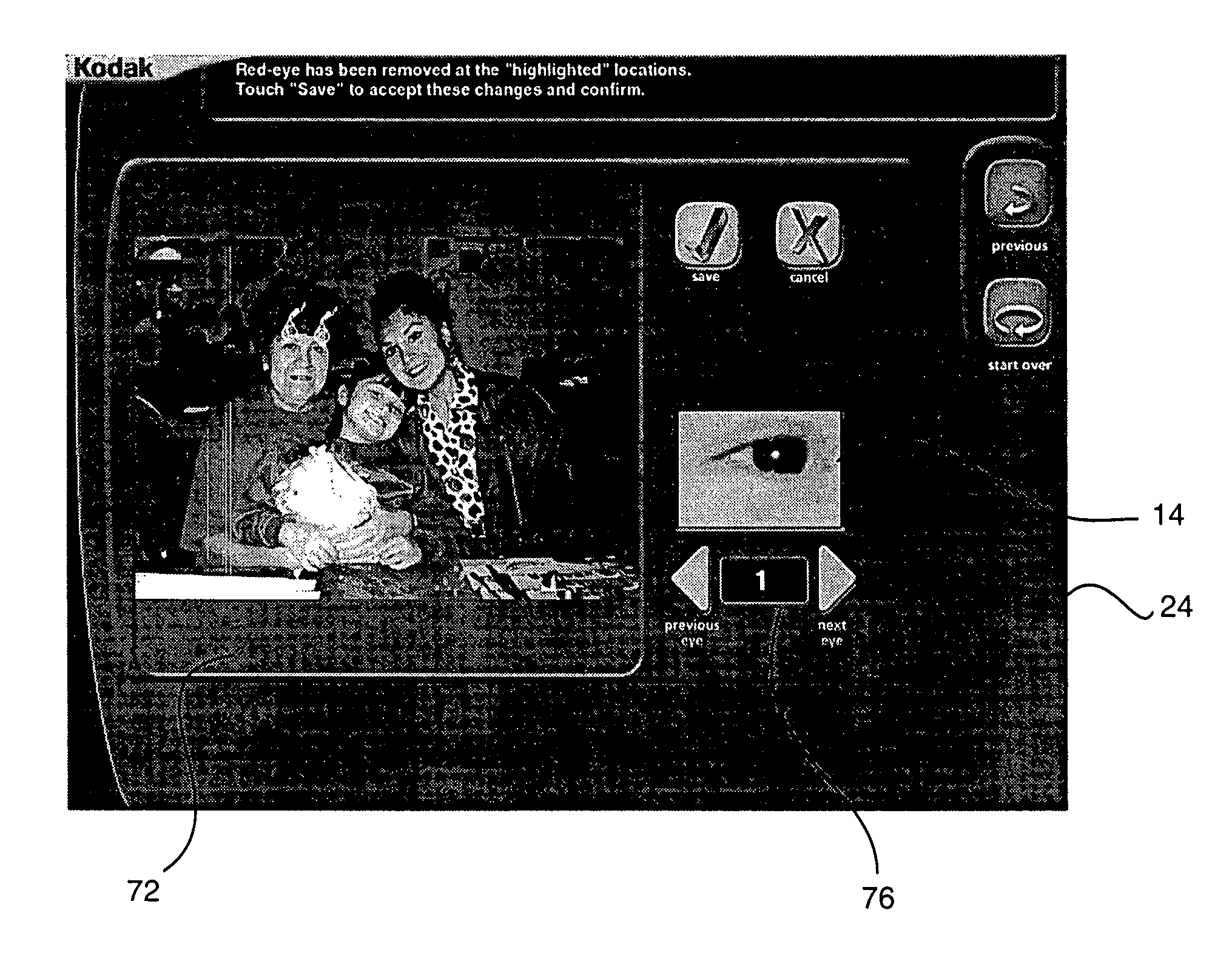 Apparatus and method for processing digital images having eye color defects