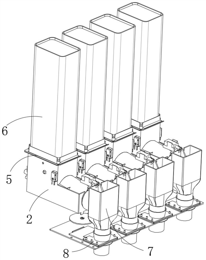 Discharging mechanism and method