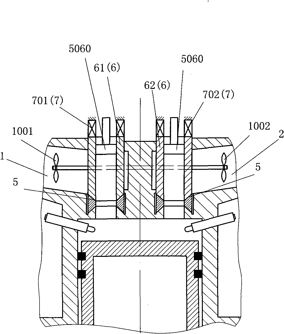 Sliding cylinder external-open gas distribution engine