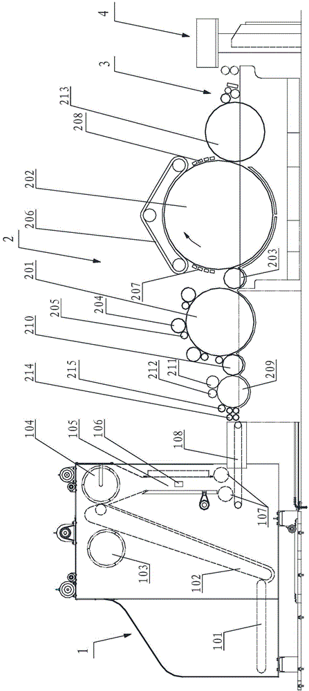 Novel carding machine