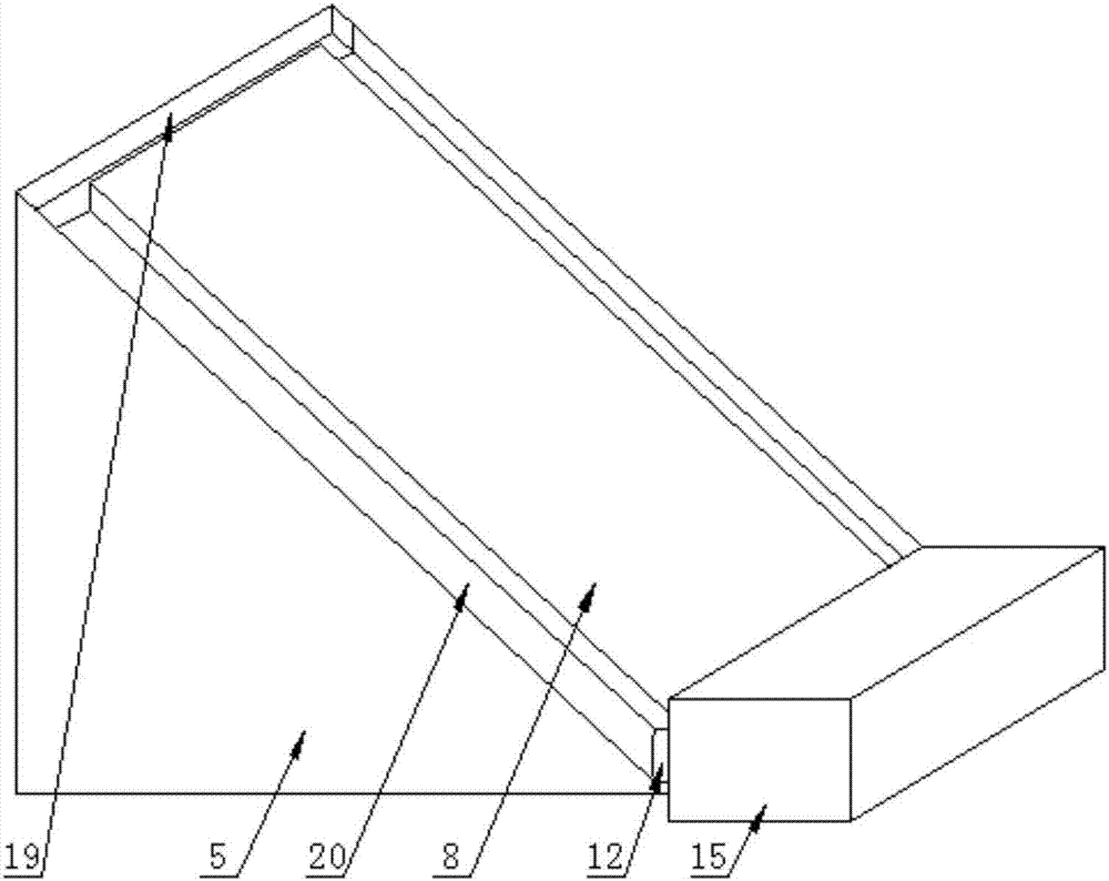 Ecological slope protection structure for conservation of water and soil for water conservancy construction