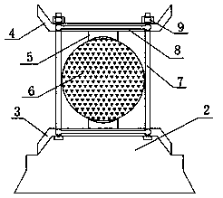 Cutting device for sprue gate of tubular casting