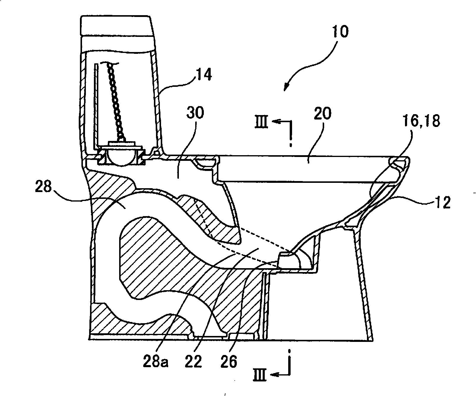 Siphon jet w.c.pan