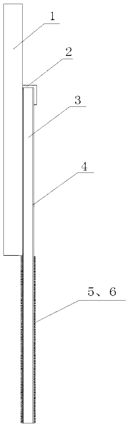 Working electrode for cylindrical array cross-scale glucose sensor and preparation method of working electrode