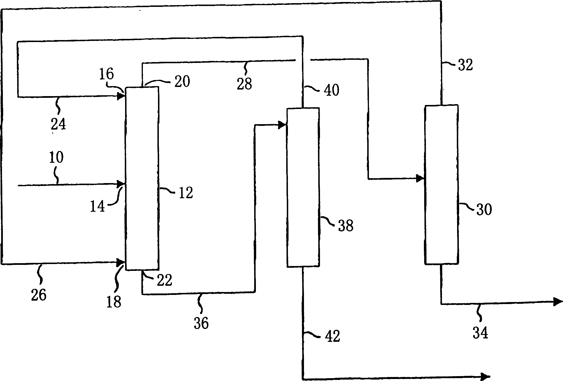 Separation of oxygenates from a hydrocarbon stream