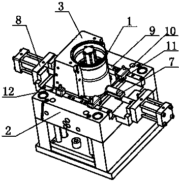 Pouring mold for outer barrel of dust collector