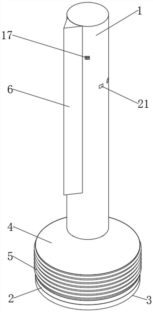 River bridge water level monitoring alarm device