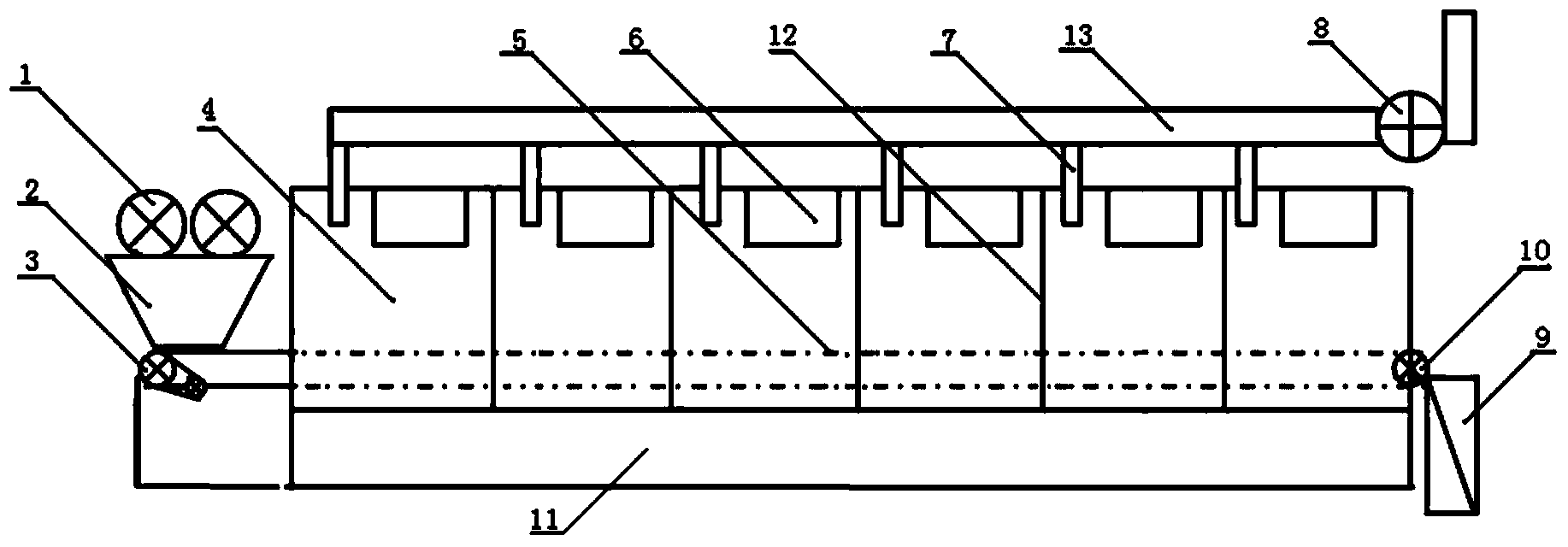 Method and device for producing nano calcium carbonate by microwave drying