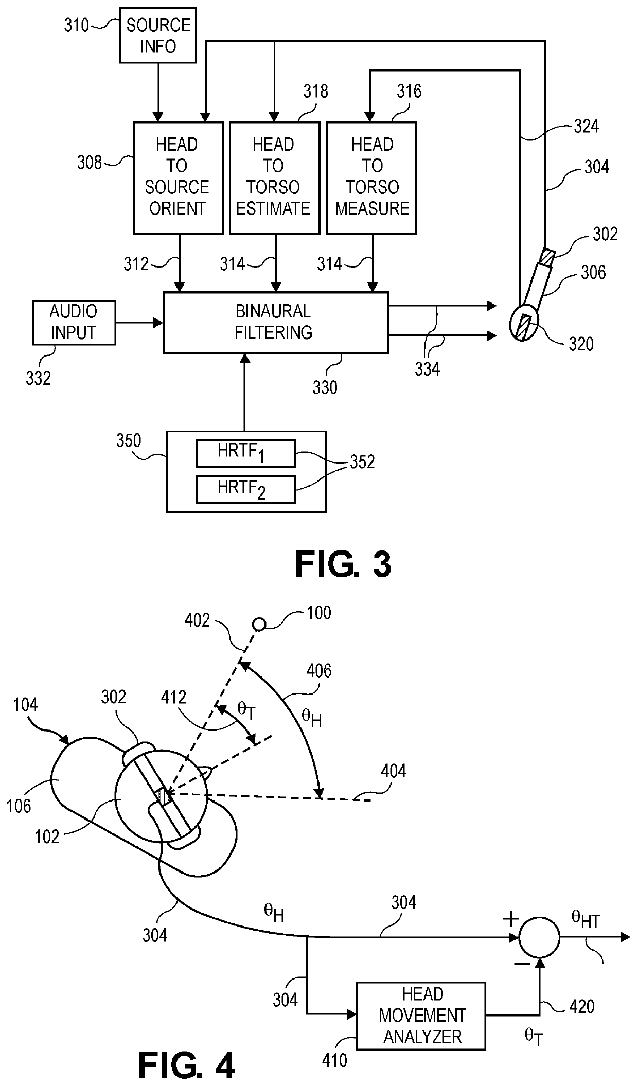 Spatial audio reproduction based on head-to-torso orientation