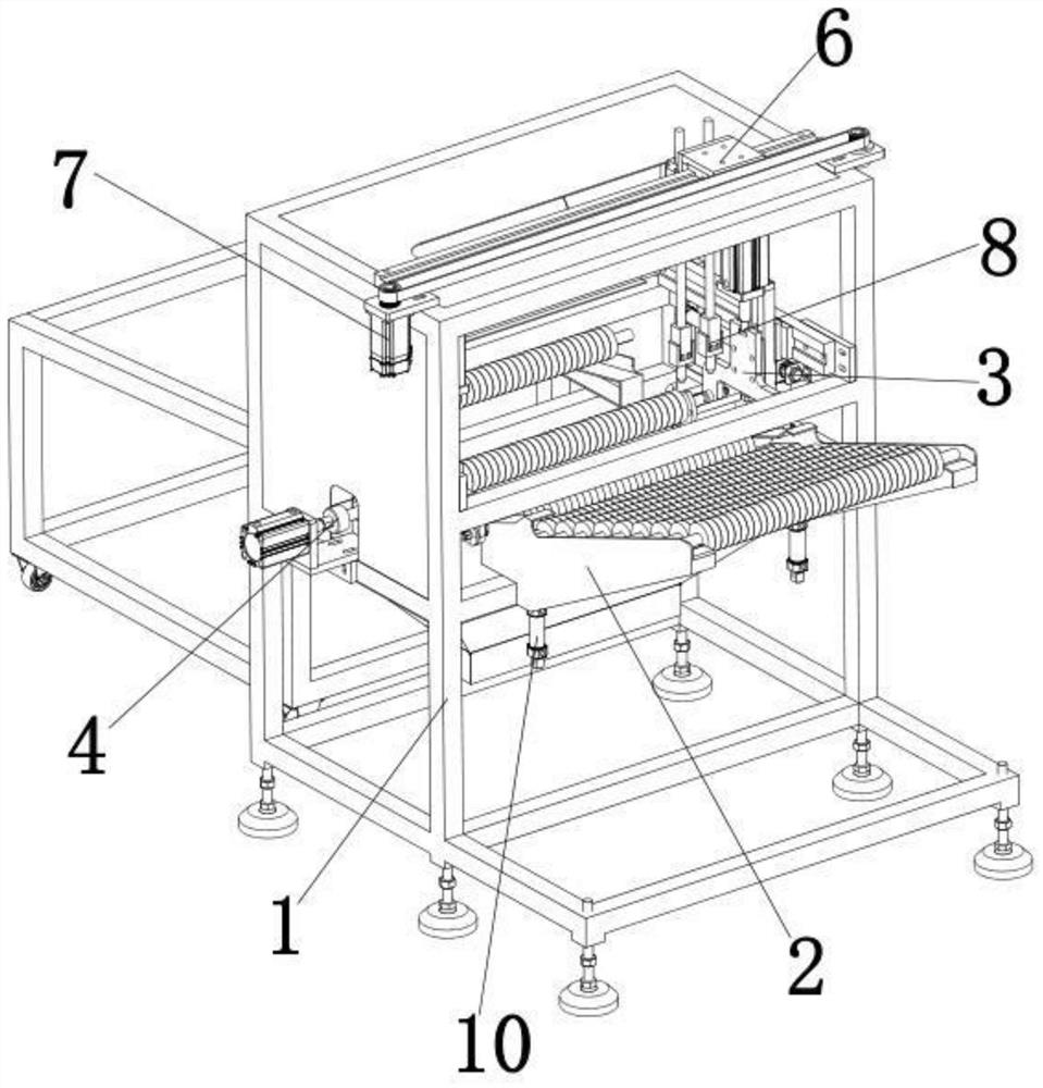 A roller glue spraying device