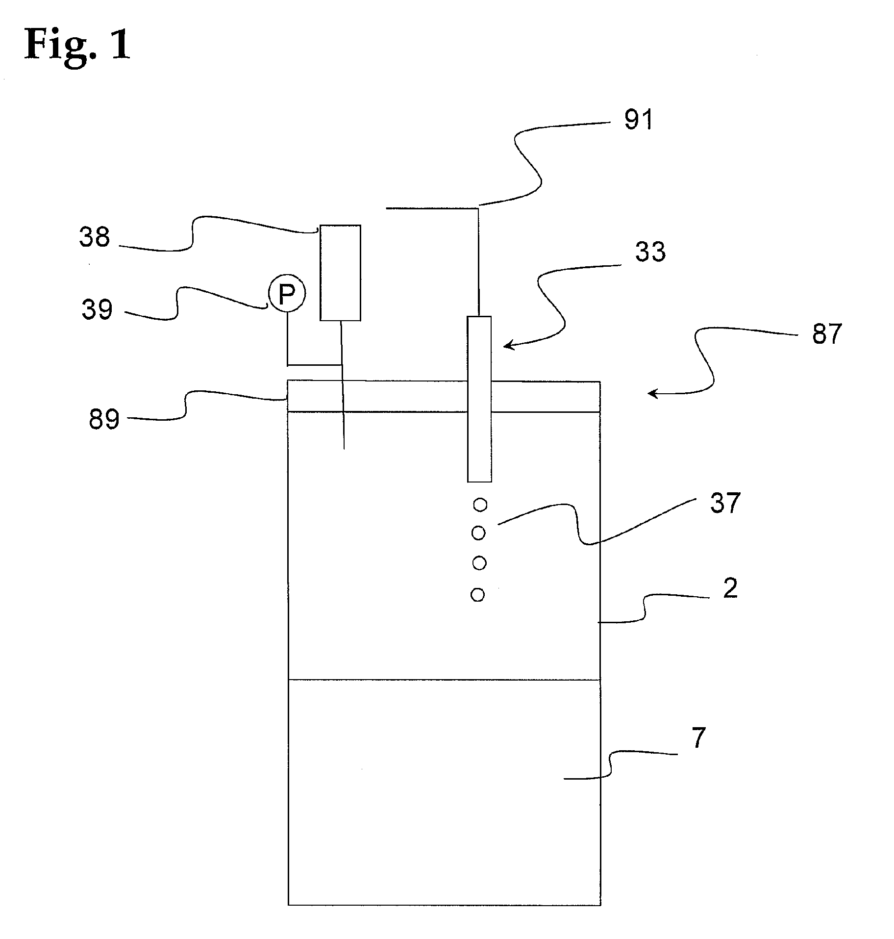 Method and device for the metered addition of fluids into reaction vessels