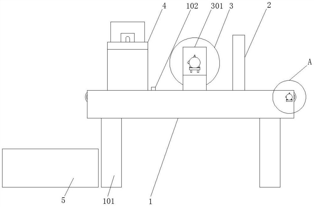 Printing device with pre-pressing function for carton processing