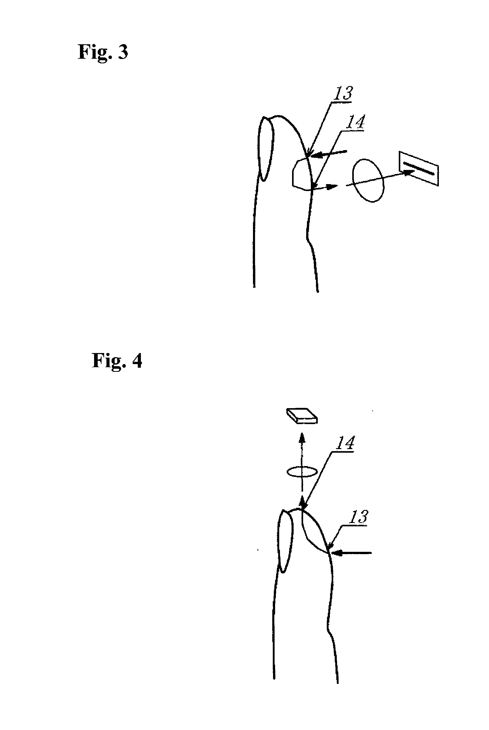 Personal authentication method using subcutaneous bloodstream measurement and personal authentication device