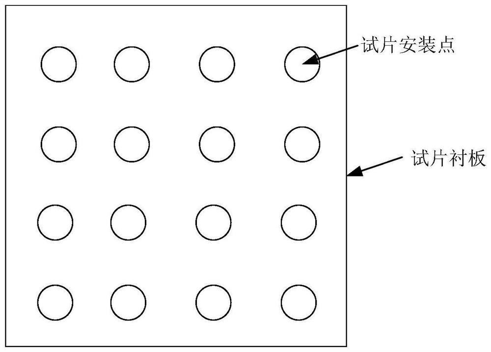 Insulating material electrical aging test system