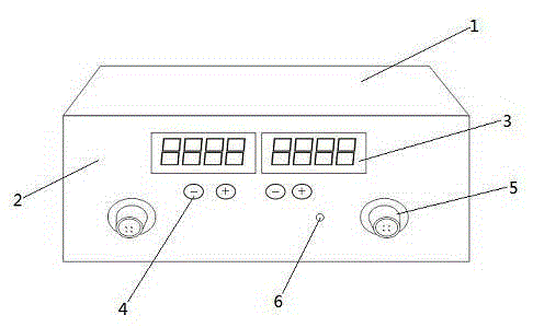 Small-sized storage battery electric quantity measuring instrument