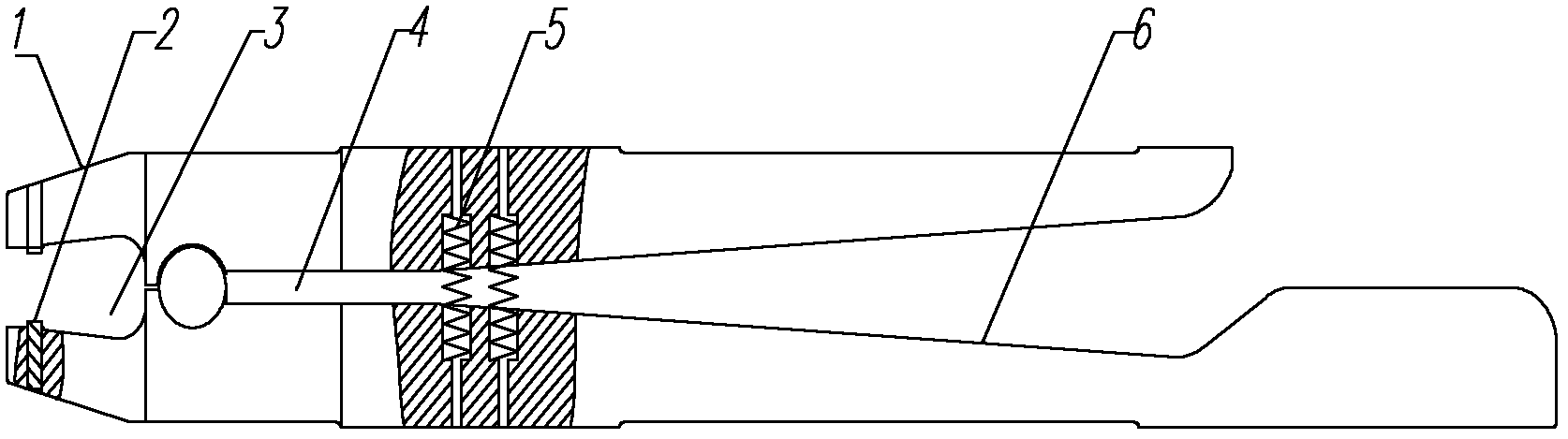 Combined machine for pressing rod